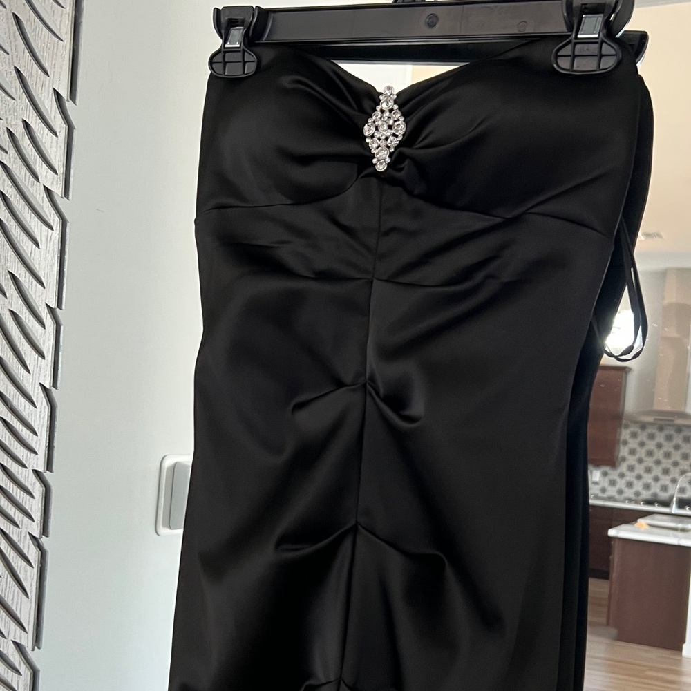 Xscape Black Strapless Dress - Picture 4 of 11